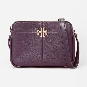 Tory Burch Ivy Zip Crossbody Bag in Deep Purple Crossbody Bag
